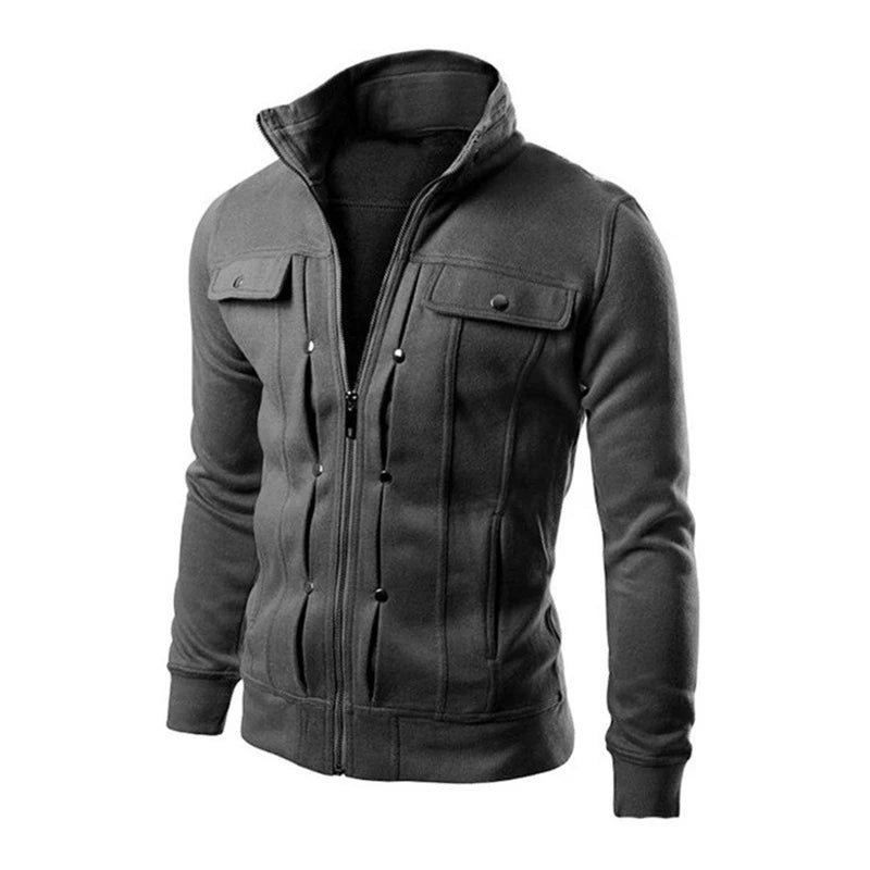 Chaqueta Masculina Con Cremallera Casual Viaje Vanthea